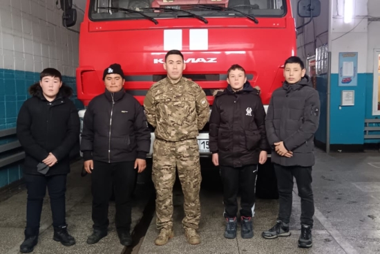 Оқушылардың өрт сөндіру бөліміне сапары туралы ақпарат