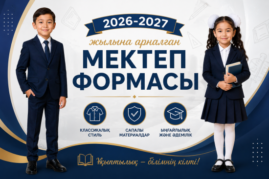 2026-2027 оқу жылына арналған мектеп формасына қойылатын талаптар